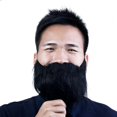 thumbnail image 2 of Barba falsa bigote bigote divertido fiesta de Halloween disfraz de vello facial, 2 of 8