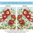 thumbnail image 5 of Toland Home Garden Poppies & Daisies Flower Flag Double Sided 28x40 Inch, 5 of 5