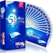 Teeth Whitening Strips, 28 White Strips Teeth Whitening Kit, Non-Sensitive 14 Sets Teeth Whitener for Tooth Whitening, Helps to Remove Smoking Coffee Soda Wine Stain