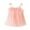 Pink, variant on Coerni Baby Girls Tulle Tutu Dress Sleeveless Strap Layered Tulle Dress Princess Parties Birthday Dress Toddler Summer Clothes