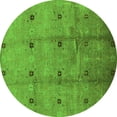 thumbnail image 1 of Ahgly Company Indoor Round Oriental Green Industrial Area Rugs, 7' Round, 1 of 4