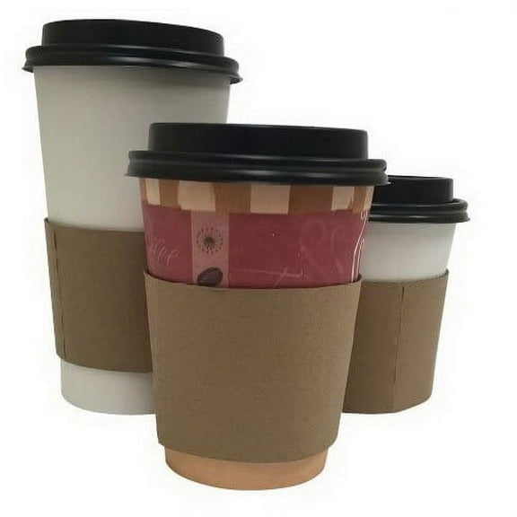 South Seas Coffee Clutch Paper Cup Sleeve Brown | 1000/Case