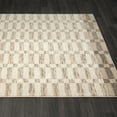 thumbnail image 6 of Luxe Weavers Checkered Geometric Beige 6x9 Area Rug, Indoor Carpet, 6 of 8