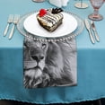 thumbnail image 4 of FANNA Lion Mane Rock Cloth Napkins for Dining Table Kitchen Party Decor & Gift 2 PCS, 4 of 7