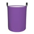 thumbnail image 2 of YFYANG Waterproof Laundry Hamper, Purple Wave Texture Pattern Laundry Basket Oxford Fabric with Handle Foldable, M, 2 of 8