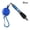 Blue, variant on Clip-On Ballpoint Pen with Carabiner Keychain and Belt Clip Reel: 1 Pack