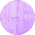 thumbnail image 1 of Ahgly Company Indoor Round Abstract Purple Contemporary Area Rugs, 6' Round, 1 of 4