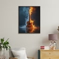 thumbnail image 4 of Paint By Numbers Kit for Adults Beginner - DIY Guitar Water Fire Contrast Fusion Canvas Painting Kits for Adults, Frameless Paint By Number for Adults for Home Wall Decor 16x20 Inch, 4 of 7