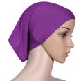 thumbnail image 1 of Foulard Ajustable pour Femmes en Coton Mercerisé, Foulard pour Filles, Tête Simple, Capuche de Tête, Bonnet Tube Simple, Extensible, Élastique, Couvre-Chef, 1 of 6