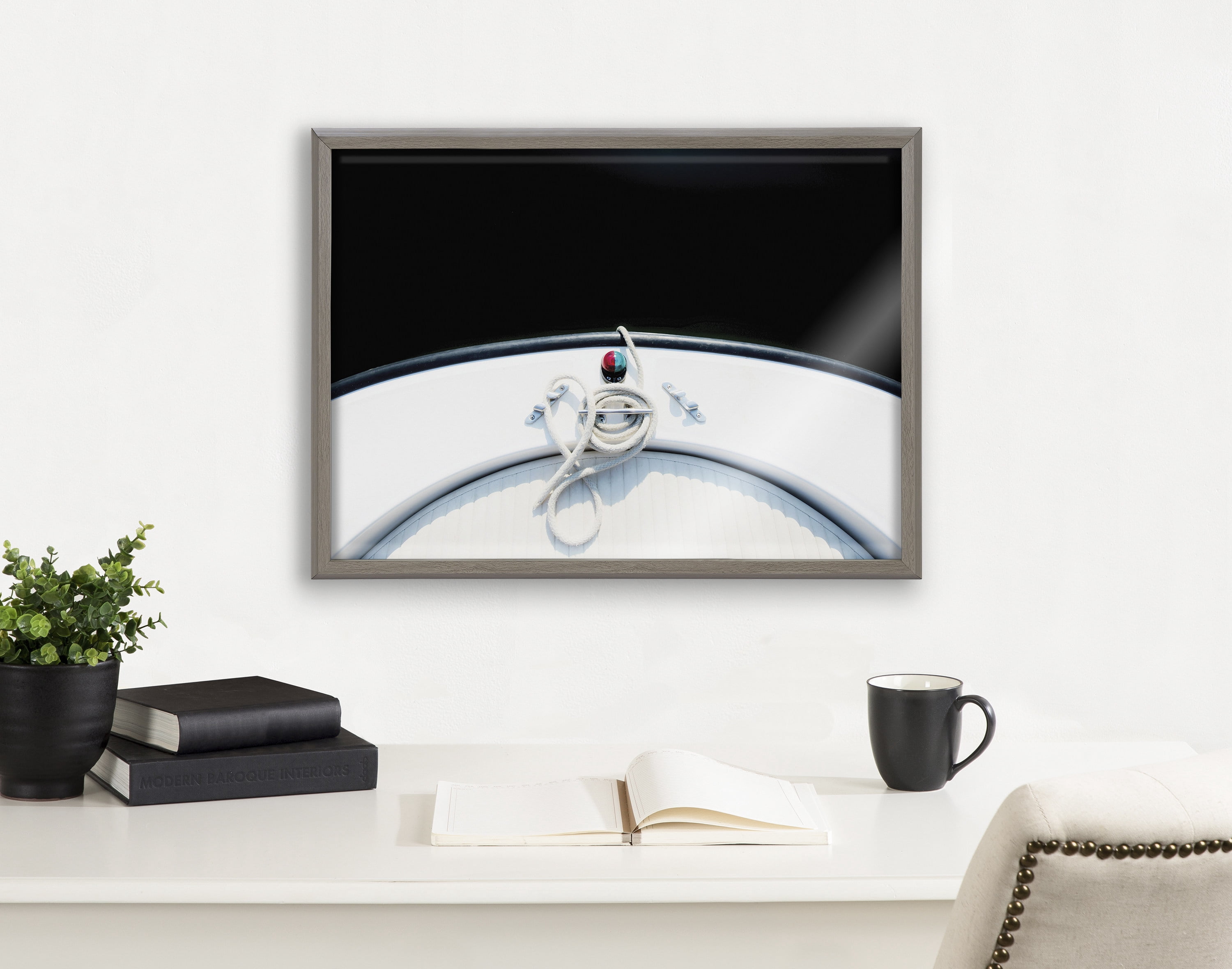 Blake Drifting 24 in x 18 in Framed Painting Art Prints, by Kate and Laurel