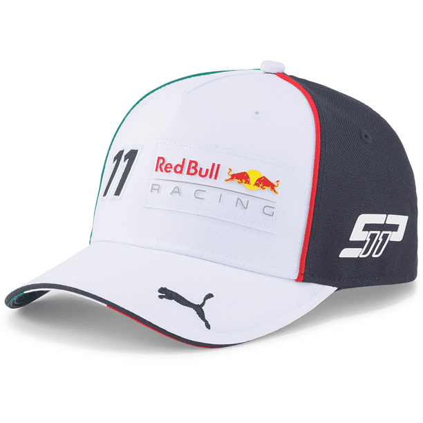 Red Bull Racing F1 Sergio Perez SP11 Kids White Baseball Hat Youth