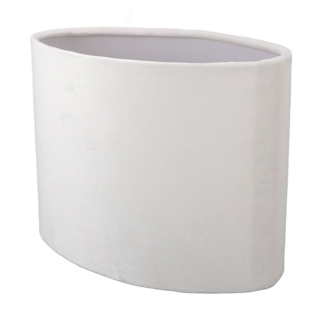 Soft Light Oval Lamp Shade Made of Lint, Rustproof Lampshade for Table Floor Lamp, Suitable Daytime Nighttime Use