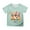 1#Mint Green415, variant on Byoo Bunny Rabbit Printing Shirt for Toddler Girls Easter Tough Short Sleeve Pullover Tee Top Lightweight T Shirt,Black