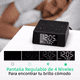 thumbnail image 3 of Cargador De Reloj Despertador Digital Estación De Carga Negro Malubero Reloj Despertador de carga, 3 of 4