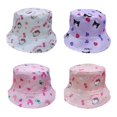 thumbnail image 2 of Kuromi-Sombrero de Hello Kitty para mujer, gorro de cubo bordado con estampado de dibujos animados de Hello Kitty, sombrero de cuenca con melodía, regalo para el sol LIUWENJING unisex, 2 of 2