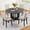 Beige, variant on ZIVACATE 6-Piece Solid Wood Dining Table Set, Including 1 Dining Table, 4 Upholstered Chairs and 1 Bench, Wooden Legs Dining Table Set for Dining Room, Kitchen, Restaurant, Dark Gray
