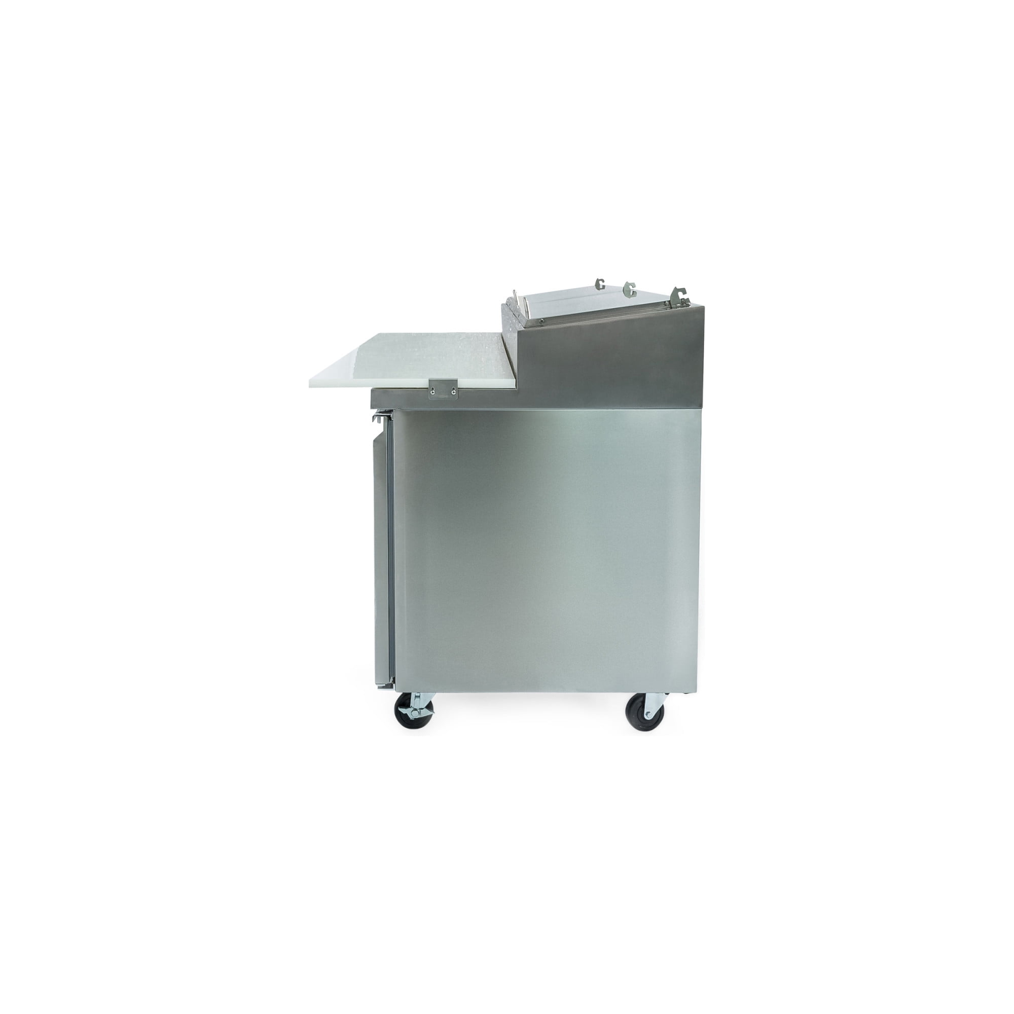 Norpole 24 cu. ft. Commercial Pizza Prep Refrigerator in Stainless Steel in Stainless Steel