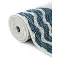 thumbnail image 6 of Unique Loom Outdoor Coastal Collection Area Rug - Pesci (7' 1" x 10' Rectangle Navy Blue/Ivory), 6 of 9