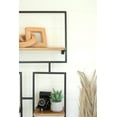 thumbnail image 3 of Kalalou Iron and Wood Wall Unit With 4 Shelves, 3 of 4