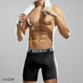 thumbnail image 4 of Rocky High-Performance 9" Men's Boxer Briefs with Stay-In-Place Pouch® Black 2X, 4 of 6