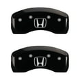thumbnail image 2 of MGP 4 Caliper Covers Engraved Front Honda Engraved Rear H Logo Black finish silver ch Fits select: 2004-2007 HONDA PILOT EX, 2003 HONDA PILOT EXL, 2 of 2