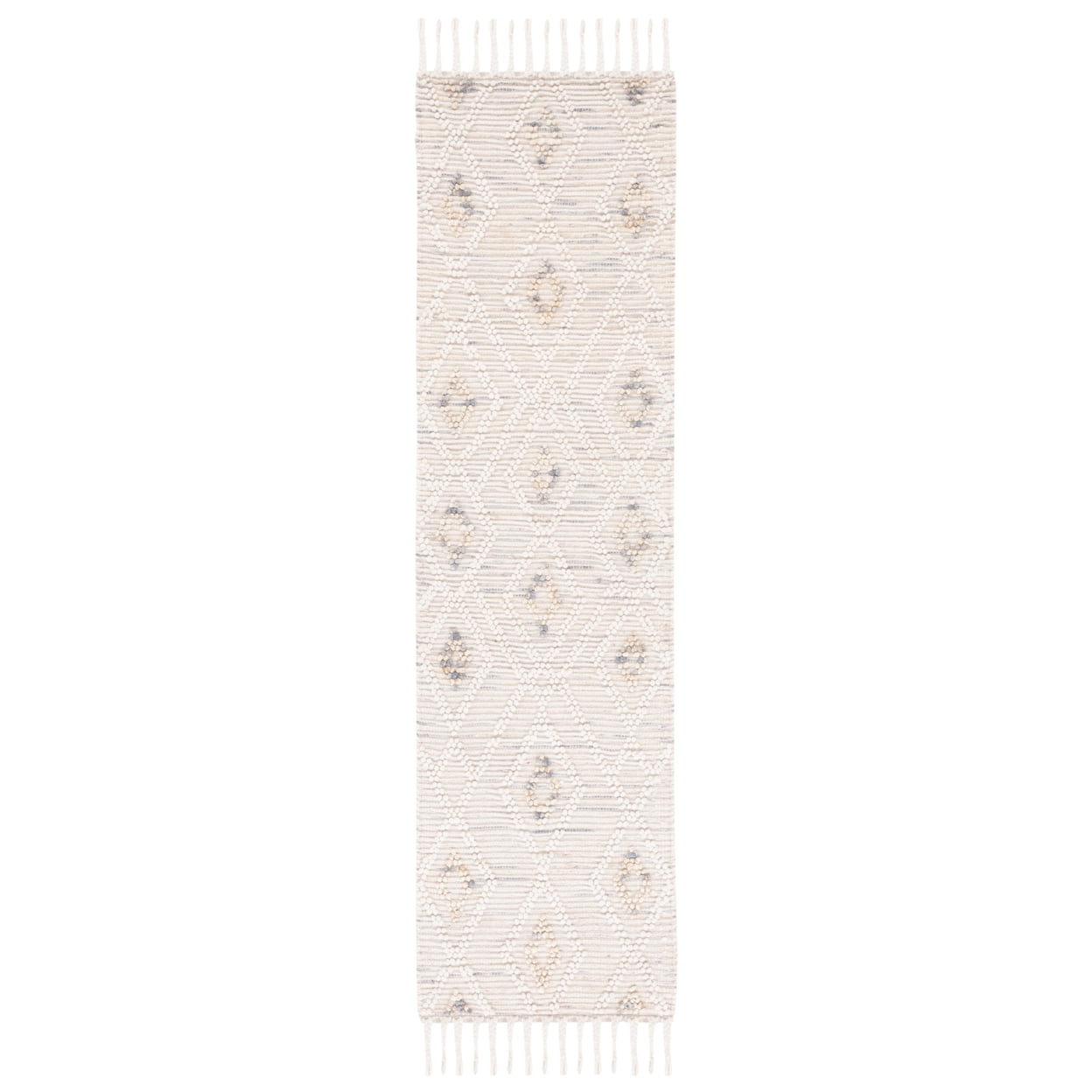 SAFAVIEH Natura Merrill Diamond Area Rug, Ivory/Grey, 5' x 8'