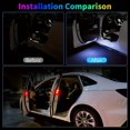 thumbnail image 2 of CHUANK 2pcs/4pcs Set Of LED Car Door Lights - USB Car Signal Lights  Car Neon Lights  Motorcycle Signal Lights  Car Sensor Lights  Interior And Bottom Decorative Lights  Car Door Lights, 2 of 6
