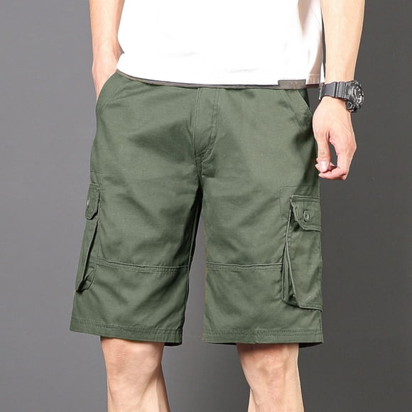 WAENQINLA Cargo Shorts for Men Big and Tall Summer Drawstring Casual Shorts Lightweight Workout Cargo Shorts with Multi Pockets Fathers Day Gift Ideas