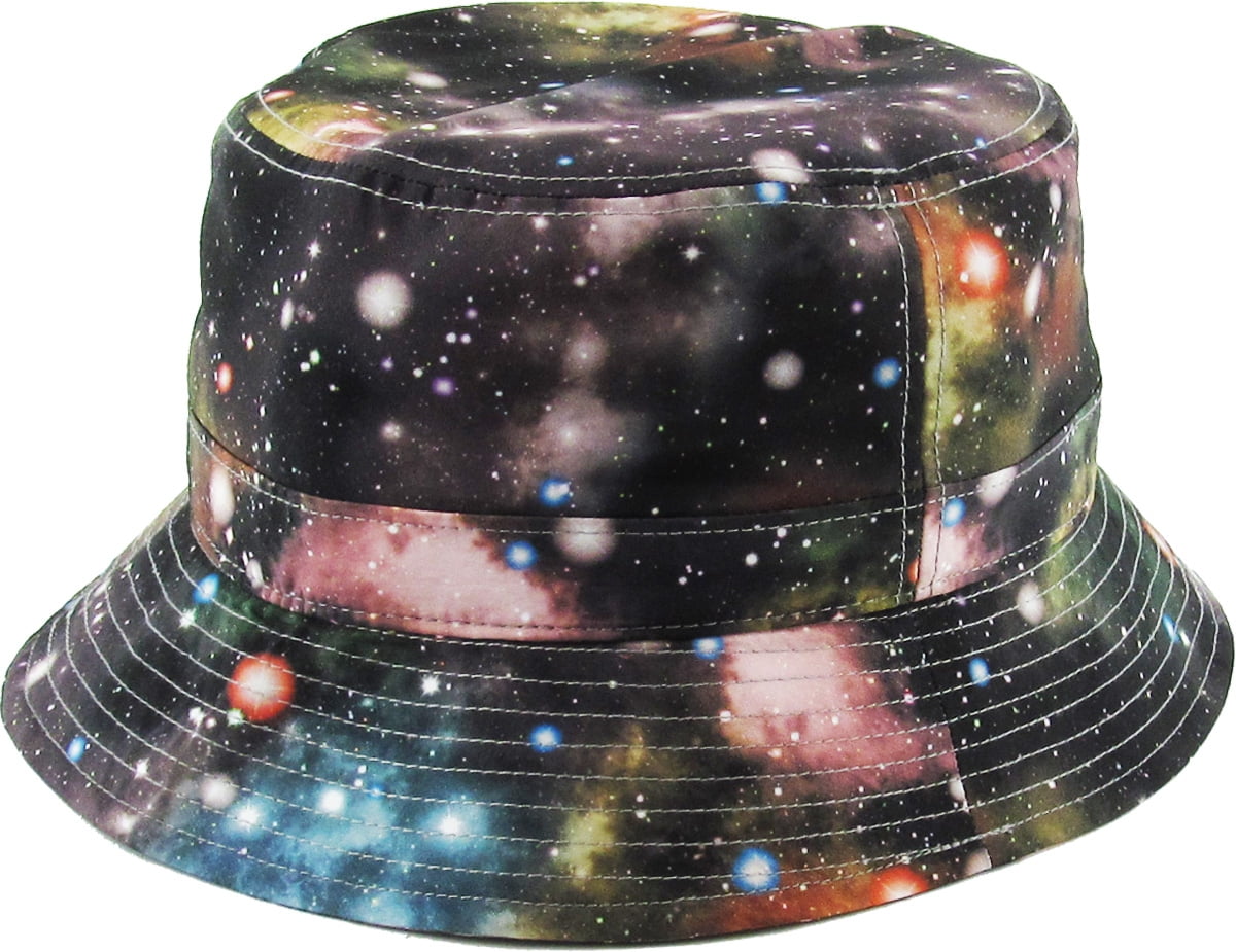 galaxy bucket hat with string