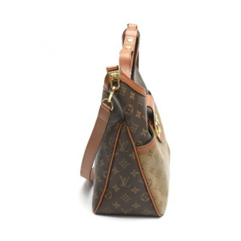 Pre Owned LOUIS VUITTON Shoulder Bag Monogram Reverse Hobo Dauphine mm M45195 LV Good Walmart