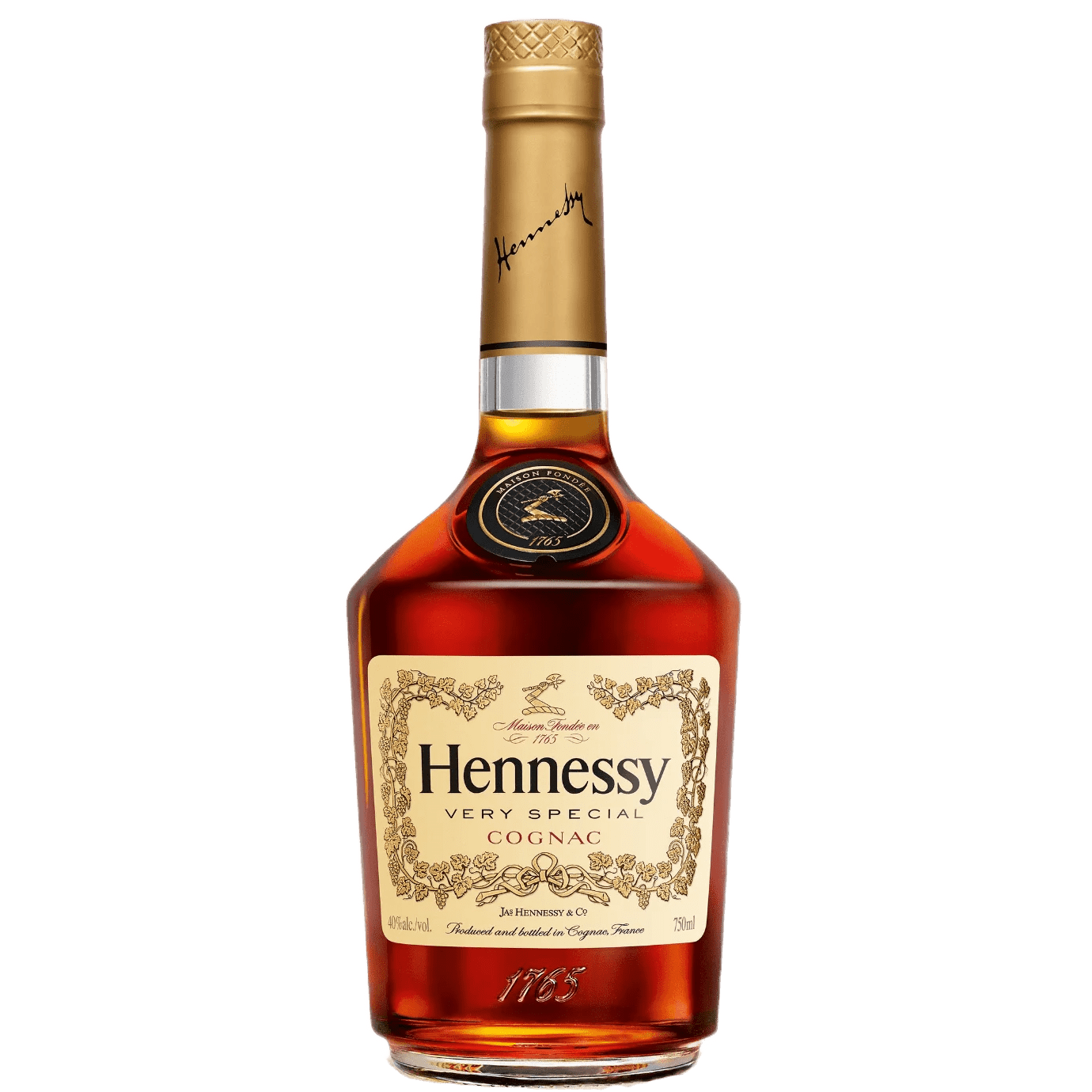 Hennessy VS Cognac, 750 ml Glass Bottle 40% ABV