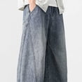 thumbnail image 5 of CHEEREAM Baggy Jeans For Mens Wide Straight Leg Button Waist Casual Denim Pants with Pocket Trendy Streetwear Fashion Daily Wear Loose Fit, 5 of 9