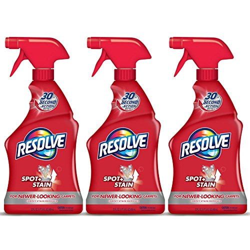 Resolve Carpet Spot & Stain Remover, 22 fl oz Bottle, Carpet Cleaner (Pack of 3)