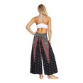 thumbnail image 2 of Women's Boho Printed Palazzo Side Split Wide Leg Workout Pants, 2 of 2