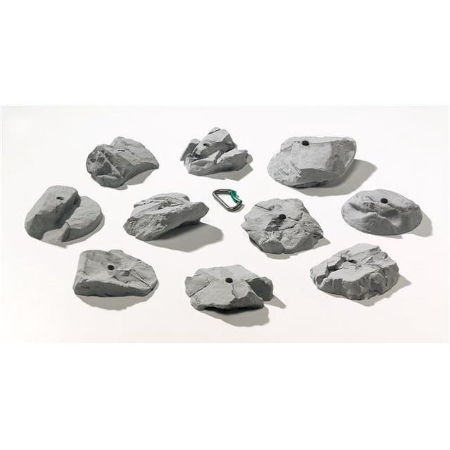 Nicros AHZR A.R.T. Compatible Z-Roc 10 Holds Grab Bag Handholds - Grey