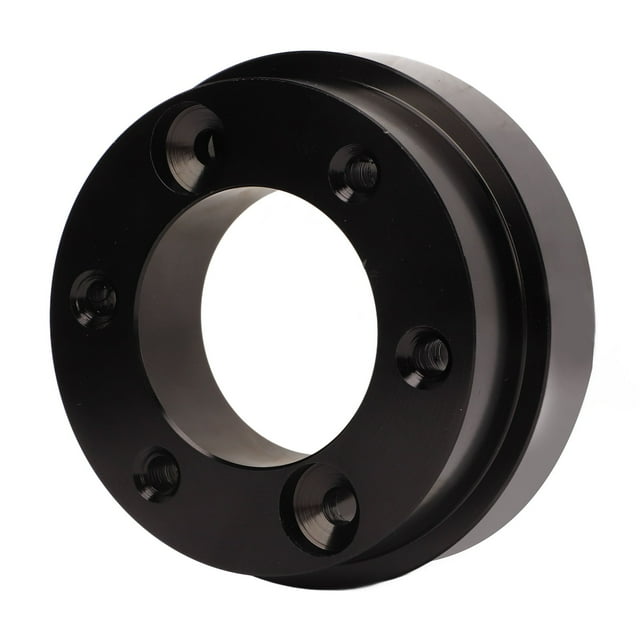 Pieza Del Cubo Del Volante, Placa Adaptadora Del Volante De Alta Resistencia CNC Mecanizada A Prueba De Herrumbre Duradera Aleación De Aluminio Negro Para Logitech G25 G27 G29 ANGGREK Otros