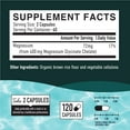 thumbnail image 6 of Magnesium Glycinate 400mg for Relaxation, Sleep, Muscle & Leg Cramps Support | Chelated Magnesium for Maximum Absorption | 2 Month Supply, 120 Ct, 6 of 12