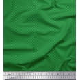 thumbnail image 1 of Soimoi Green Georgette Viscose Fabric Diamond Geometric Printed Fabric 1 Yard 42 Inch Wide, 1 of 5