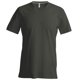 thumbnail image 1 of Kariban - Camiseta Básica entallada con cuello de pico de manga corta - 100% algodón primera  extra suave (Gris), 1 of 1