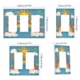 thumbnail image 2 of Yayeee Rocker Switch Wall Plate 2-Gang 4.7"x4.6" Home Decorative Outlet Cover, Rainbow with Stars, 2 of 6