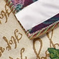 thumbnail image 5 of Decorative Christmas Poinsettias Script Design Tapestry 60" X 15" Window Valance, 5 of 6