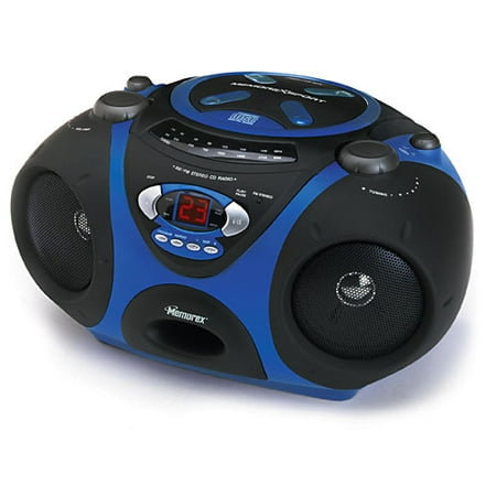 Memorex Sport CD/Radio Boombox, MP3838BLU