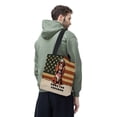 thumbnail image 3 of Freedom Paws Patriotic Cavalier King Charles Spaniel Vintage Memorial Day All Over Print 3D Canvas Tote Bag Dog Lover Gifts Reusable Handbag - 12006, 3 of 5