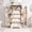 White, variant on IFMUST 47" Kitchen Pantry Cabinet, Farmhouse Storage Cabinet with Adjustable Shelves for Kitchen, Dining Room, Bathroom - Rustic Brown