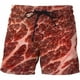 thumbnail image 3 of Pantalones cortos con estampado 3D de perritos calientes y carne grasientos divertidos para hombre, pantalones cortos de playa de hip hop callejero, pantalones cortos de natación para patineta, bañado, 3 of 5