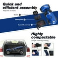 thumbnail image 5 of SYNGAR Mobility Scooters for Seniors with UBS Port & 2 Cup Holders, 4 Wheels Foldable Electric Scooters for Seniors with 300W Motor, 16 Miles Range, Storage Basket, Easy Assembly, Blue, 5 of 12
