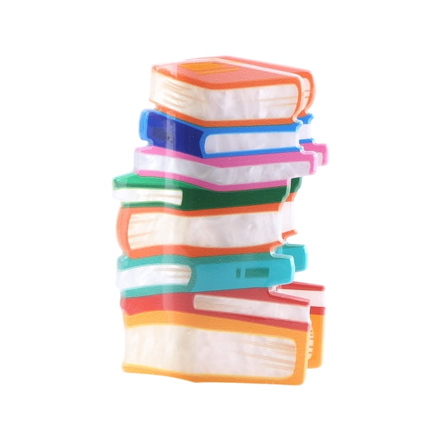 Para El Regreso A La Escuela 2 Uds. Pelo Con Forma Libro Accesorios Creativos