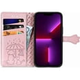 thumbnail image 6 of for Motorola Moto G32 PU Leather Flip Wallet Case, Cat Dog Cartoon Cute Style with ID Card Holder Phone Cover Case for Moto G32 MG Rose Gold, 6 of 12