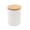 White, variant on Ceramic Jar with Lid 16oz Ceramic Kitchen Jar w/ Air Sealing Bamboo Lid 500ml