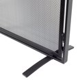 thumbnail image 4 of Modern Ember Aalto Heavy-Duty Steel Mesh Fireplace Screen with Dual Doors in Black, 4 of 4